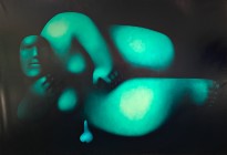 Олег Целков — Отдыхающая женщина, 1991 (холст, масло)