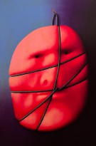 Олег Целков — Перевязанная голова, 1999 (холст, масло)