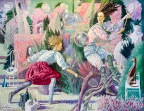 Агата Белая — Игра. В лабиринте, 2020 (холст, масло)