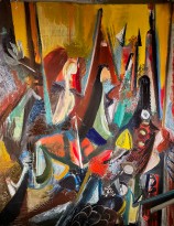 Александр Петров — Атака, 1985 (холст, масло)