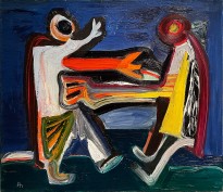 Александр Петров — Встреча, 1997 (холст, масло)