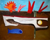 Александр Петров — Лежащий, 1991 (холст, масло)