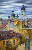 Анастасия Денисова - Даль, 2019 (бумага, акварель, карандаши)