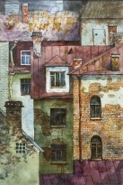 Анастасия Денисова - Ковер, 2016 (бумага, акварель, карандаши)