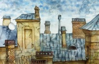 Анастасия Денисова - Ритм, 2020 (бумага, акварель, карандаши)