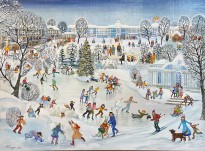 Анна Каждан - Екатерининский парк, 2017 (холст, темпера)