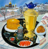 Анна Каждан — Масленица, 2012 (холст, темпера)