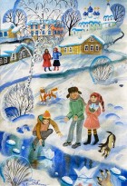 Анна Каждан — Ручеек, 2020 (бумага, акварель, темпера)