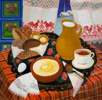 Анна Каждан — Утро, 2012 (холст, темпера)