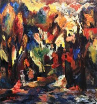 Ашот Хачатрян - Вечер, 1994 (холст, масло)