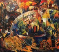 Ашот Хачатрян - От века к веку, 1993 (холст, масло)