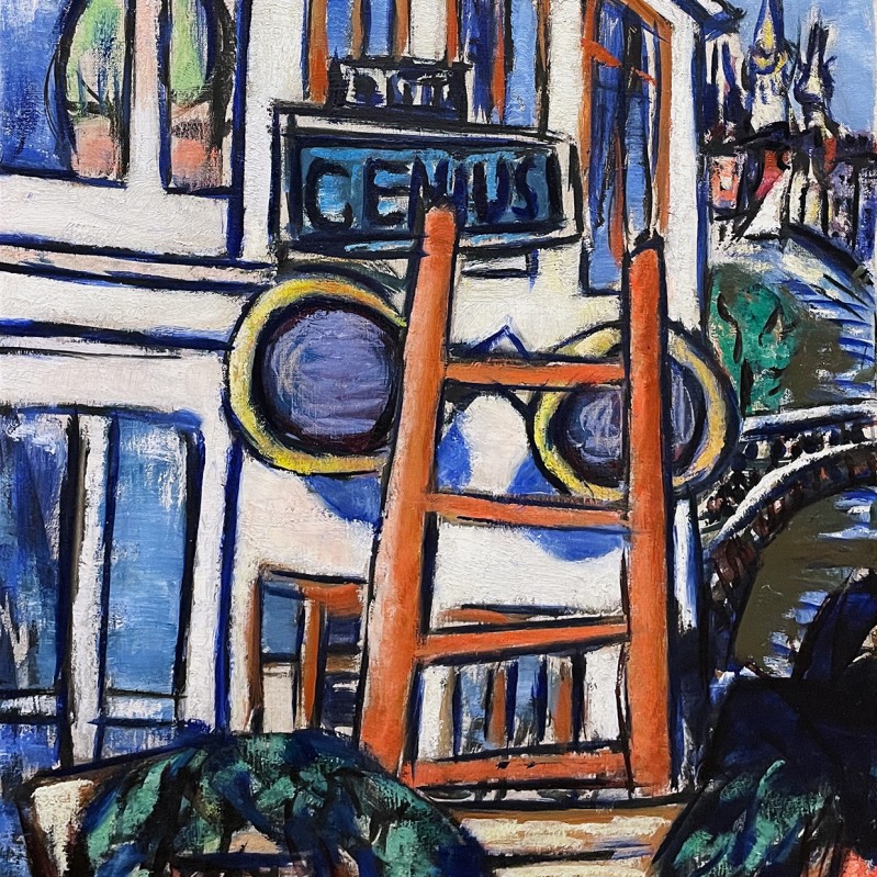 Макс Бекман — Genius, 1945 (холст, масло)