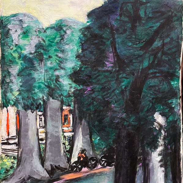 Макс Бекман — Парковая аллея, 1943 (холст, масло)