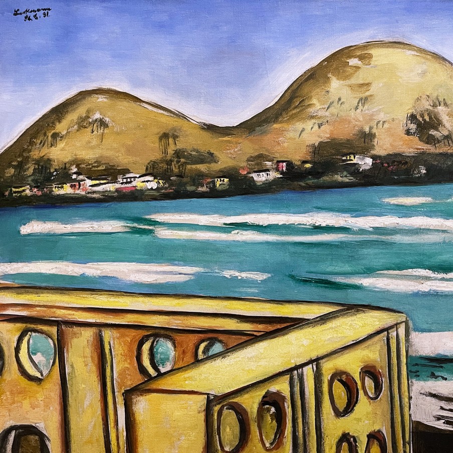 Макс Бекман — Пейзаж возле Сан-Кир-сюр-Мер, 1931 (холст, масло)