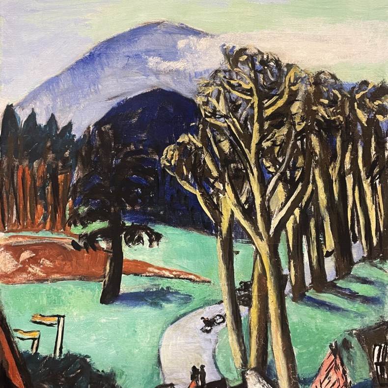 Макс Бекман — Поле для гольфа в Баден-Бадене, 1930-е (холст, масло)