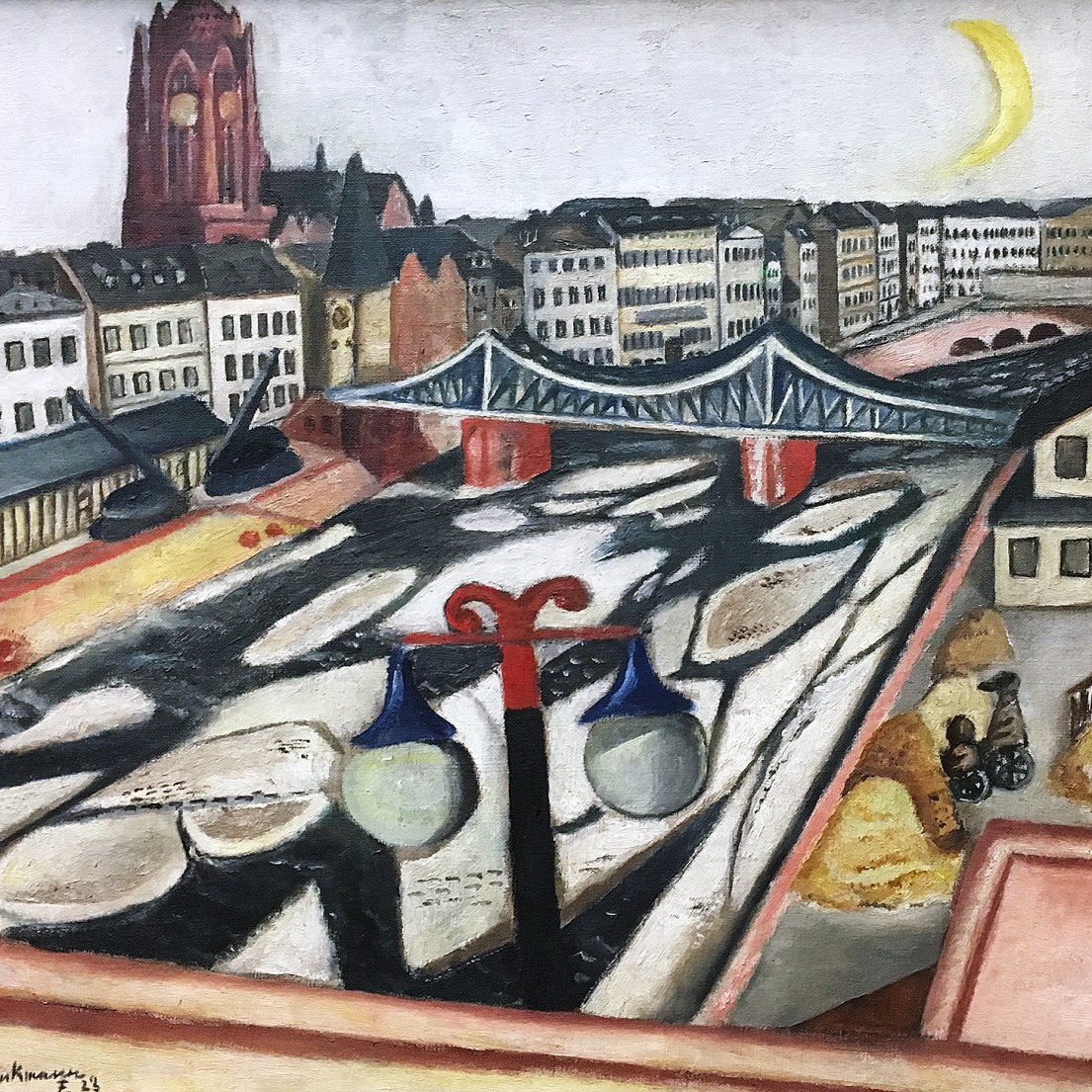 Макс Бекман - Лед на реке, 1923 (холст, масло)