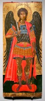 Архангел Михаил, вторая половина XVI в. Критская школа.