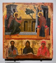 Благовещение и святые, Крит, втор. пол. XVI в.