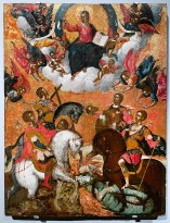 Михаил Дамаскин — Четыре святых воина, вт. половина XVI в.