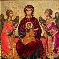 Андреас Рицос — Вседержительница с младенцем, вт. пол. XV в.