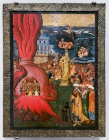 Константинос Адриануполитис — Три еврейских отрока и Даниил, вторая четверть XVIII в.