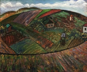 Валентин Громов - Пейзаж. Ржевка, 1969 (холст, масло)