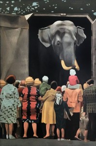 Владлен Гаврильчик - Окно в Европу, 1989 (холст, масло)