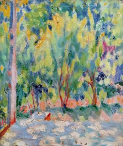 Михаил Ларионов - Весенний пейзаж, 1900 (холст, масло)