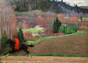 Михаил Нестеров - Гонец, 1936 (холст, масло)