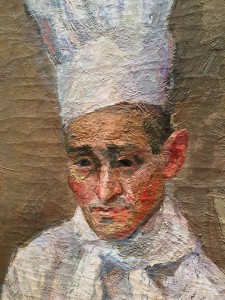 Роберт Фальк - Повар, 1932 (холст, масло), фрагмент