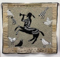 Татьяна Чурсинова — Из жизни кентавров. (текстильный коллаж).