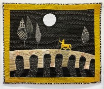 Татьяна Чурсинова — Из жизни кентавров. (текстильный коллаж).