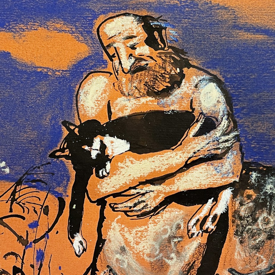 Татьяна Чурсинова — Из жизни кентавров. Август (графика, смешанная техника).