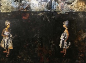 Анатолий Белкин - Рассуждения о перспективе, 2013 (холст, масло, коллаж)