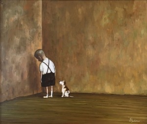 Валентин Губарев - Воспитание мужества, 2014 (холст, масло)