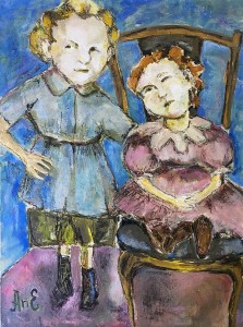 Джулия Арье - Вовочка, 2003 (холст, смешанная техника)