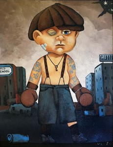 Дмитрий Бухров - Держи фасон, 2015 (холст на картоне, смешанная техника)