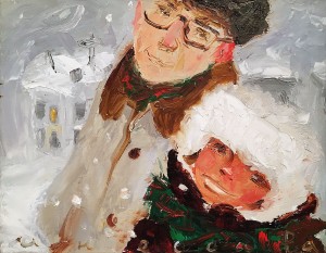 Инесса Рахманова - Папа вернулся, 2010 (холст, масло)