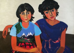 Кероп Согомонян - Роза и Света, 1985 (холст, масло)