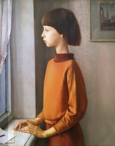 Лариса Кириллова - Девочка у окна, 1986 (холст, масло)