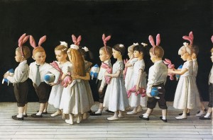 Мария Сафронова - Новый год, 2015 (дерево, темпера)