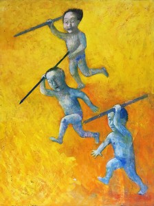 Михаил Пивоваров - Осторожно!, 2016 (холст, масло)