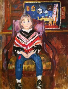 Ольга Богаевская - Кукольный домик, 1975 (холст, масло)