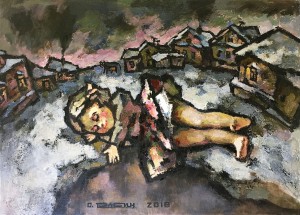 Оскар Рабин - Спящая кукла, 2018 (холст, масло)