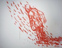 Чжан Хуань - Перерождение № 8  (холст, акрил)