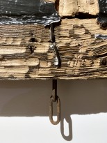 Чжань Хуань - Мой Зимний Дворец №13, 2019 (шелкография, резьба по деревянной двери) фрагмент