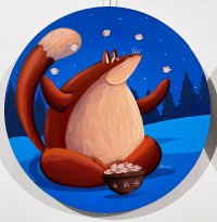 Алина Копейкина — Ловец пельменей (холст, акрил), 2020