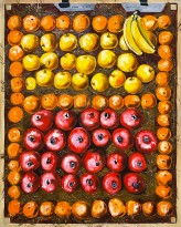 Анна Красная — Ящик с фруктами (холст, масло) 2016