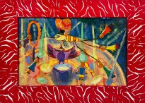 Вика Дижур  — Цирк (бумага, смешанная техника), Дата не указана