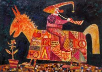 Игорь Клюшкин — Всадник (холст, масло), 2019